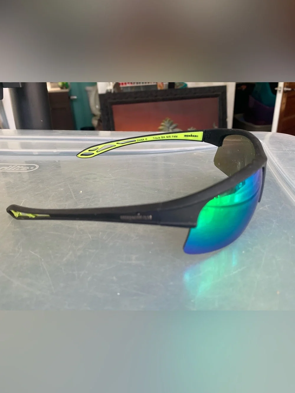 Ironman Men's Blade Fashion Sunglasses Black